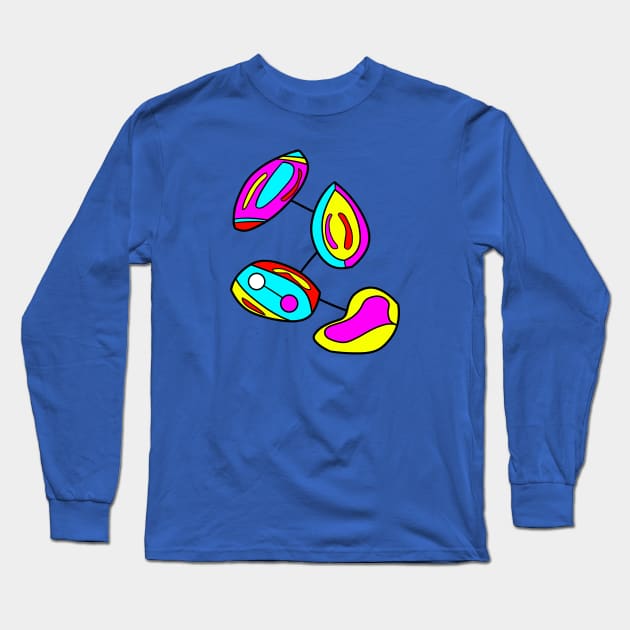 Ice Cream Cell Division Long Sleeve T-Shirt by VazMas Design